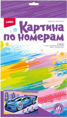 Изображение товара Картина по номерам Lori Бугатти / Ркн-071