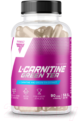 Комплексная пищевая добавка Trec Nutrition L-carnityne + Green Tea (90 капсул)