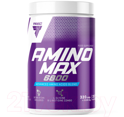 Комплексные аминокислоты Trec Nutrition Amino Max 6800 (320 капсул)