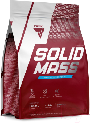 Гейнер Trec Nutrition Solid Mass (3кг, ваниль)