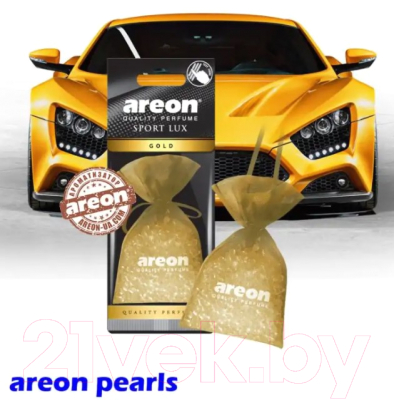 Ароматизатор автомобильный Areon Pearls Gold / ARE-APL02