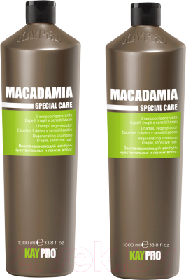 Шампунь для волос Kaypro Special Care Macadamia для ломких и чувствительных волос (2x1л)