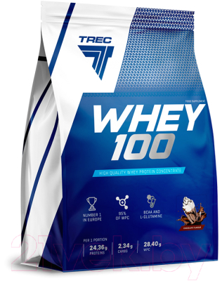 Протеин Trec Nutrition Whey 100 (2275 грамм, шоколад)