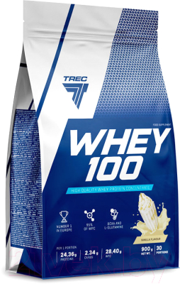Протеин Trec Nutrition Whey 100 (2275 грамм, ваниль)