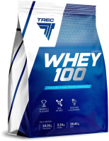 Протеин Trec Nutrition Whey 100 (2275 грамм, печенье) - 