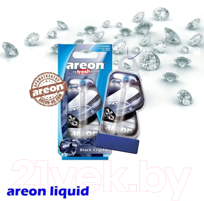Ароматизатор автомобильный Areon Black Crystal / ARE-LC08