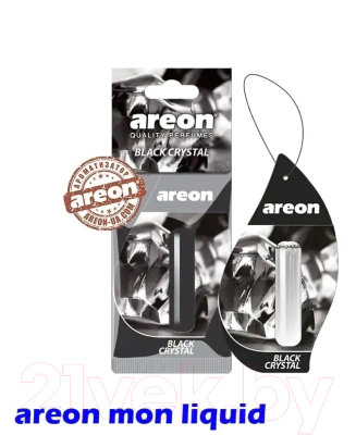 Ароматизатор автомобильный Areon Black Crystal / ARE-LR01 (5мл)