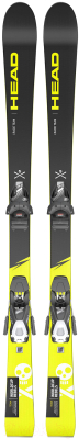 Горные лыжи с креплениями Head WC iRace Team SW+SX 7.5 GW AC 78[J] / 314320 (р.130, Black/Neon Yellow)