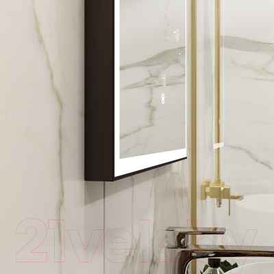 Купить Зеркало Континент Frame Black Led 70x100 в Борисове