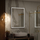 Миниатюра изображения товара Зеркало Континент Frame Black Led 70x100