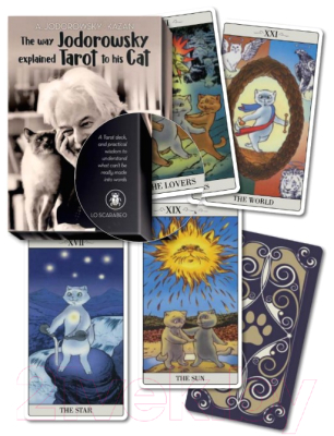 Изображение товара Гадальные карты Lo Scarabeo The Way Jodorwsky Explained Tarot Cat / KIT45