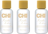 Сыворотка для волос CHI Keratin Silk Infusion Восстанавливающая с шелком и кератином (3x15мл) - 