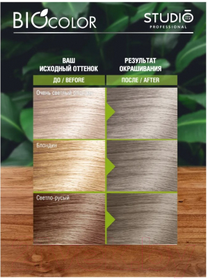 Крем-краска для волос Studio Professional BIOcolor 90.105 (пепельный блондин)