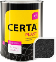 Эмаль Certa Plast Металлик (800г, черный) - 