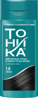 Оттеночный бальзам для волос Тоника 1.0 (150мл, черный) - 