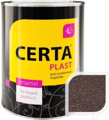 Эмаль Certa Plast Металлик (800г, шоколад)