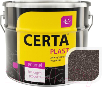 Эмаль Certa Plast металлик