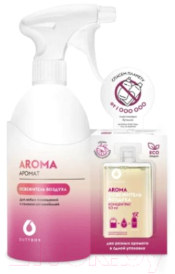 Освежитель воздуха Dutybox Aroma древесно-цитрусовый/орхидея Концентрат + бутылка (2x50мл)