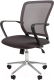 Кресло офисное Chairman 698 хром новый подлокотник (TW-04, серый) - 