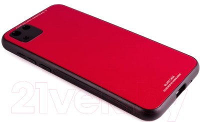 Чехол-накладка Case Glassy для Huawei Y5p/Honor 9S (красный)