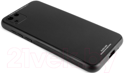 Чехол-накладка Case Glassy для Huawei Y5p/Honor 9S (черный)