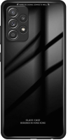 Чехол-накладка Case Glassy для Galaxy A32 5G (черный) - 