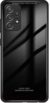 Чехол-накладка Case Glassy для Galaxy A32 5G (черный)