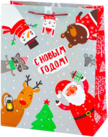 

Пакет подарочный Феникс-Презент, Друзья Санты / 81096