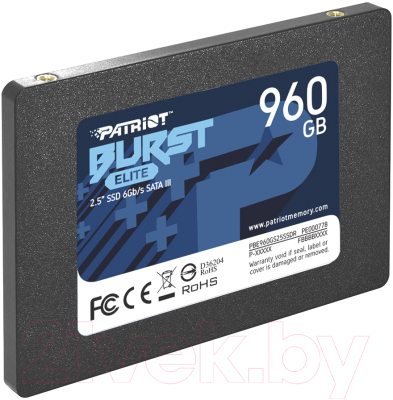 SSD диск Patriot Burst 960GB (PBE960GS25SSDR)