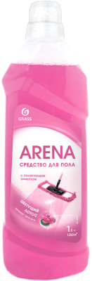 Чистящее средство для пола Grass Arena с полирующим эффектом Цветущий лотос / 125185 (1л)