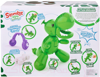 Интерактивная игрушка Squeakee Динозавр / 39164