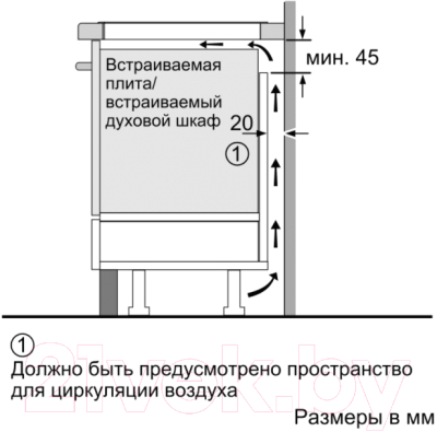 Индукционная варочная панель Bosch PUE611BB5R