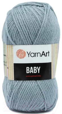 Пряжа для вязания Yarnart Baby / 3072 (150м, серо-синий)