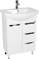 

Тумба с умывальником Viant, Лима Балтика 60 / VLIM60BA-T1ST3Y + WH110246