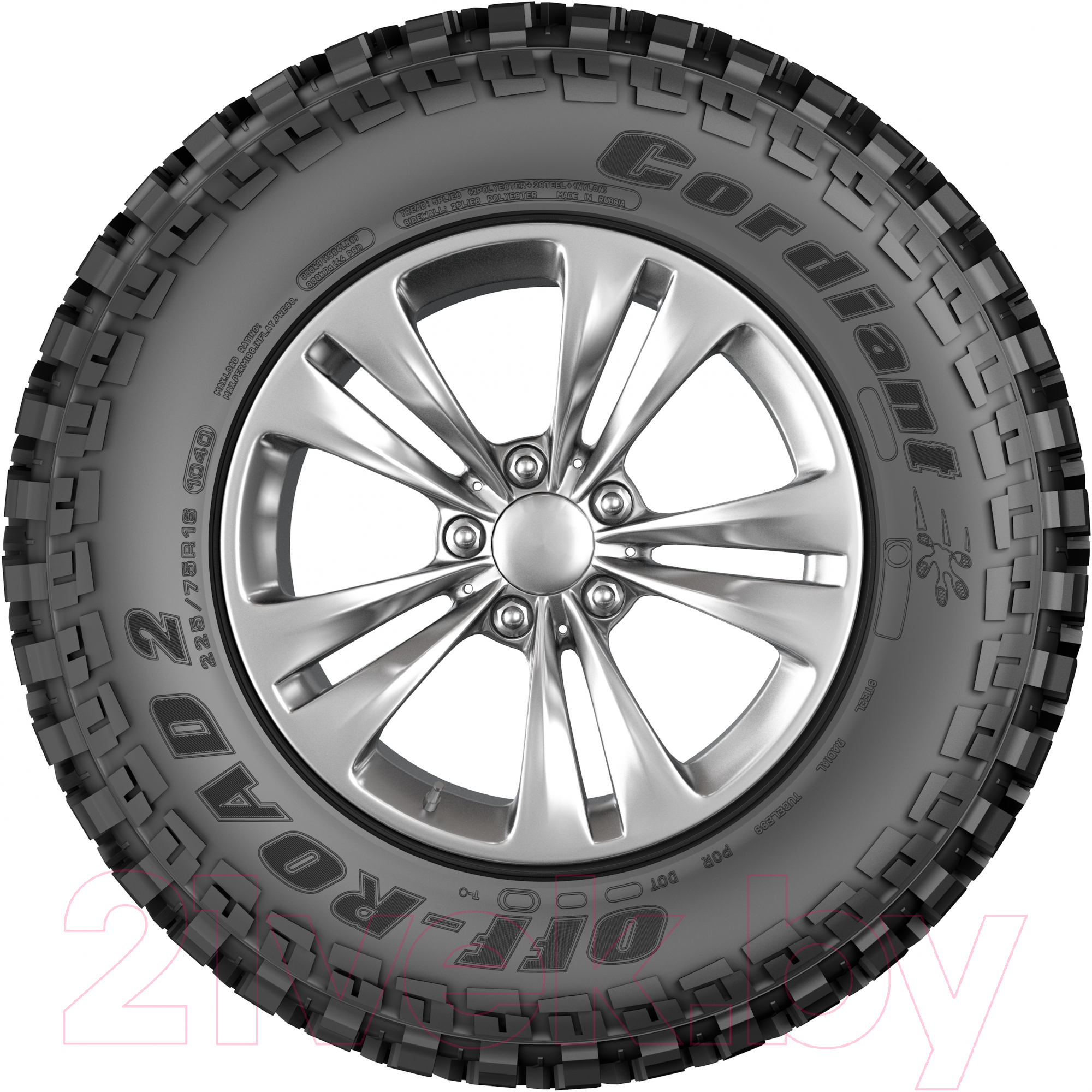 Летняя шина Cordiant Off Road 2 245/70R16 111Q — фото 2