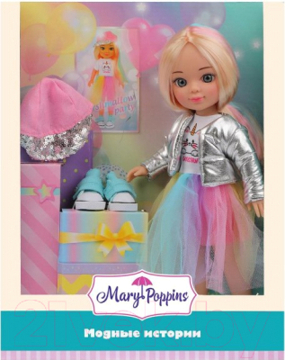 Кукла с аксессуарами Mary Poppins Модные истории. Королева вечеринок / 451348