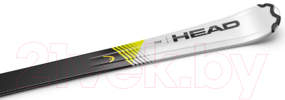 Горные лыжи с креплениями Head Supershape Team SLRP+SLR4.5 GWAC BR.80[I] / 314200 (р.87, White/Yellow)
