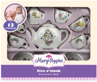 Набор игрушечной посуды Mary Poppins Кэттикорн / 453219