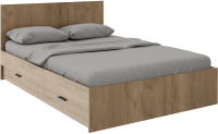 Полуторная кровать Rinner Осло М04 140x200 (дуб золотой) - 