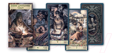 Изображение товара Гадальные карты Lo Scarabeo Alligo/Minetti/Penco Dark Grimoire Tarot / EX163