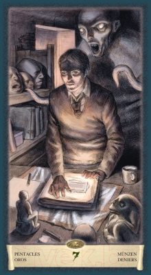 Изображение товара Гадальные карты Lo Scarabeo Alligo/Minetti/Penco Dark Grimoire Tarot / EX163