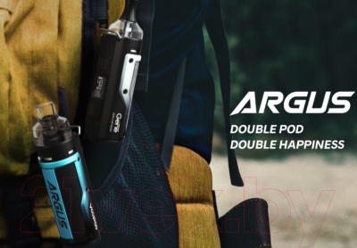 Электронный парогенератор VooPoo Argus 40W Pod 1500mAh 4.5мл (черный/красный)