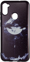 Чехол-накладка Case Print для Huawei Y6p (луна в облаках) - 