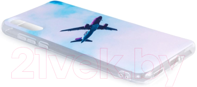 Чехол-накладка Case Print для Huawei Y8p (самолет)
