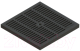 Решетка для дождеприемника Стандартпарк PolyMax Basic 3380-Ч РВ-28.28-ПП пластиковая ячеистая (черный) - 