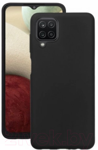 Чехол-накладка Case Matte Lux для Galaxy A12/M12 (черный)