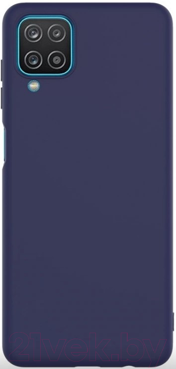 Чехол-накладка Case Matte Lux для Galaxy A12/M12 (фиолетово-синий)