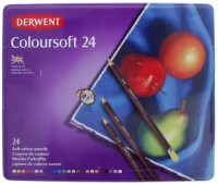 Набор цветных карандашей Derwent Coloursoft / 0701027 (24цв) - 