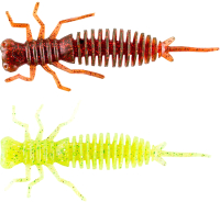 

Мягкая приманка Green Fish, Larva 4см 1.6-18/19