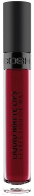Жидкая помада для губ GOSH Copenhagen Liquid Matte Lips 009 The Red (4мл)